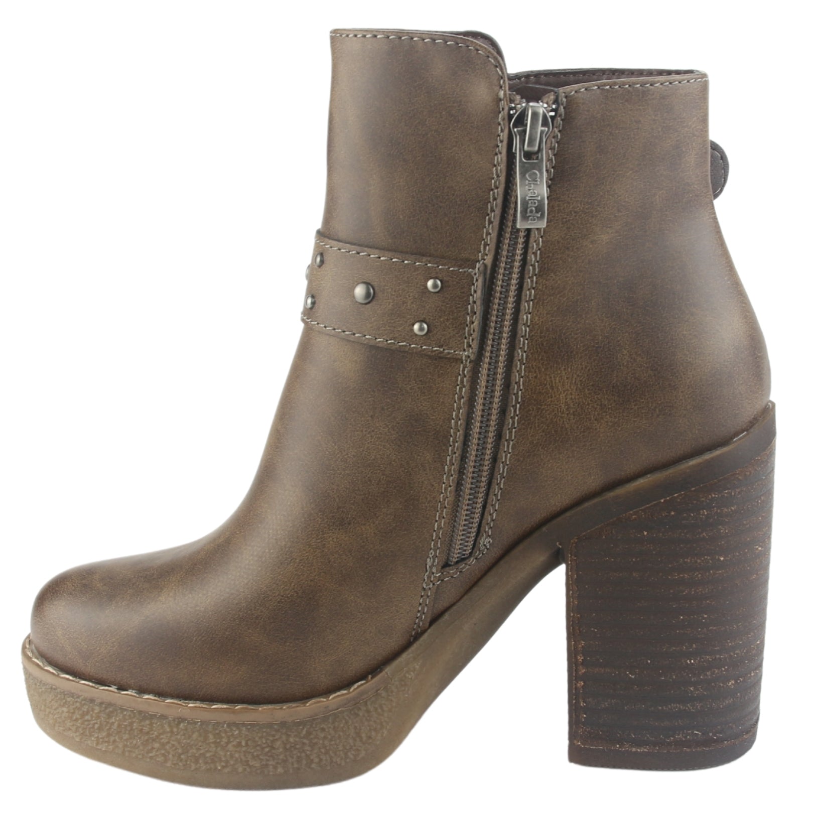 Botin Chalada Mujer Ella-17 Taupe Casual