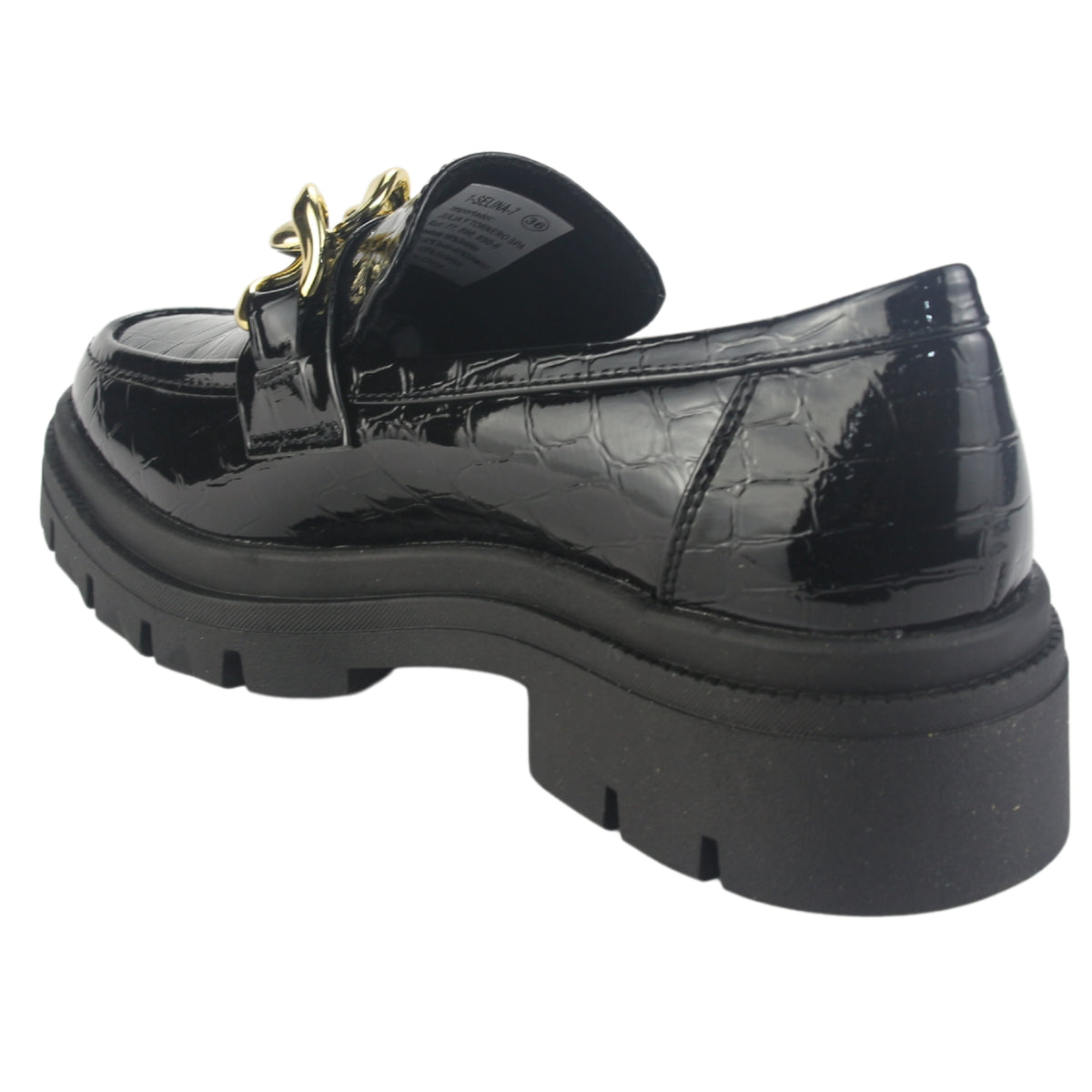Mocasin Chalada Mujer Selina-7 Negro Casual