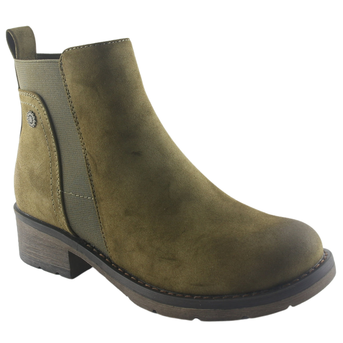 Botin Chalada Mujer Torri-28 Oliva Casual