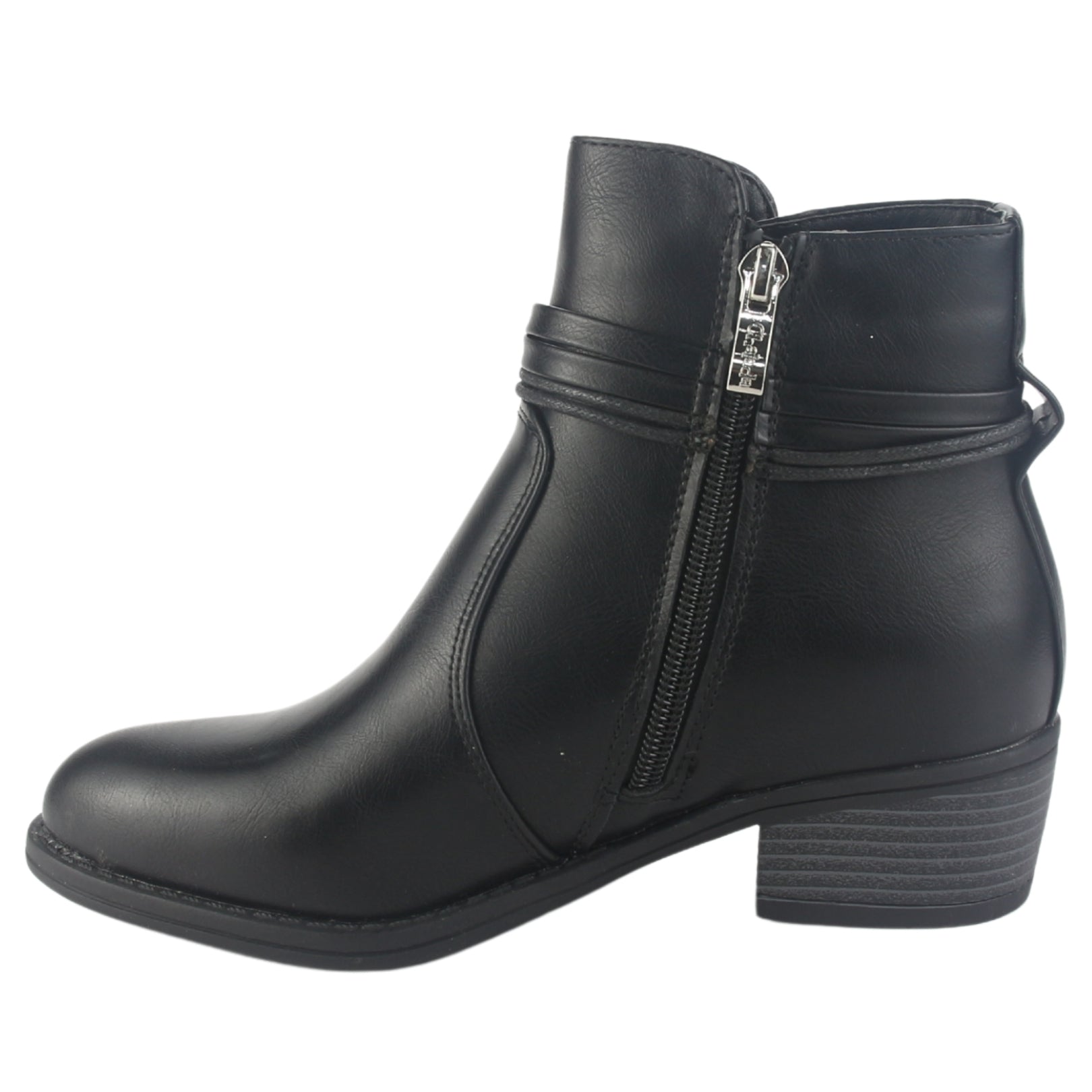 Botin Chalada Mujer Trosi-1 Negro Casual