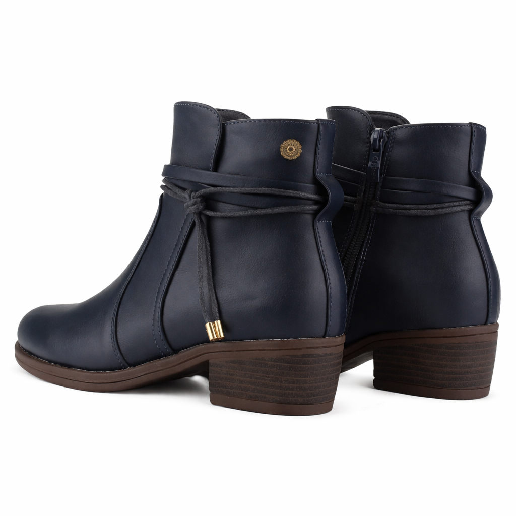 Botin Azul Mujer Casual Chalada Trosi