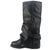 Bota Chalada Mujer Biker-7 Negro Casual