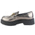 Mocasin Chalada Mujer Lenin-4 Plateado Casual