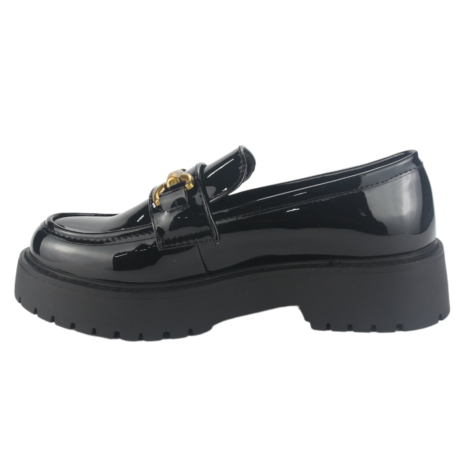 Mocasin Chalada Mujer Lenin-4 Negro Casual