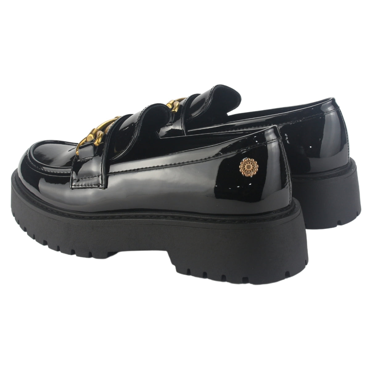Mocasin Chalada Mujer Lenin-4 Negro Casual