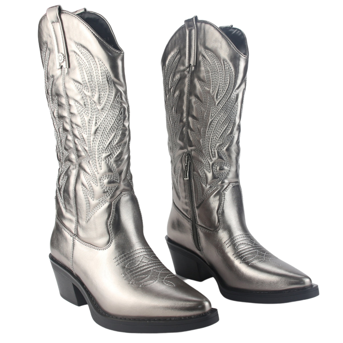 Bota Chalada Mujer West-22 Plateado Casual