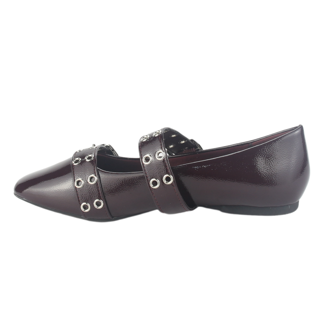 Ballerina Chalada Mujer Miu-7 Burdeo Casual