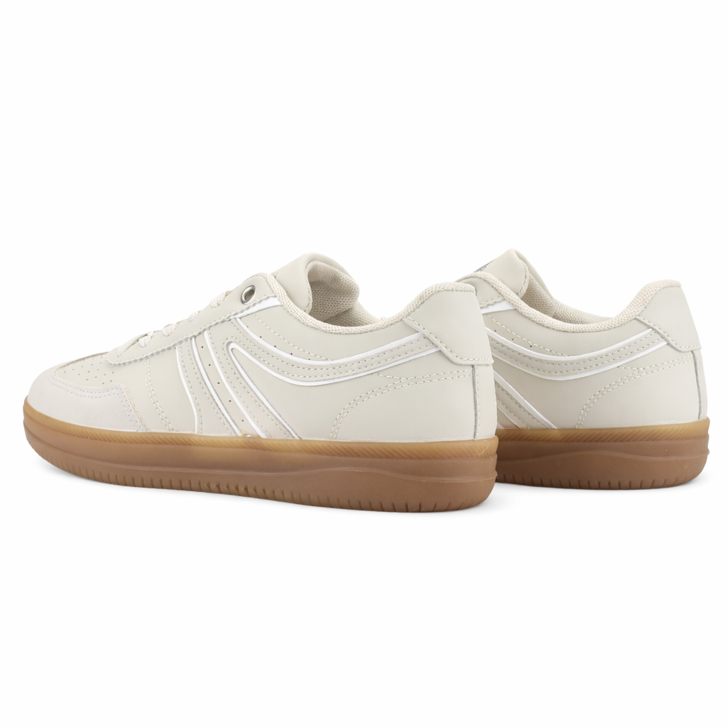 Zapatilla Beige Mujer Urbano Chalada Aru
