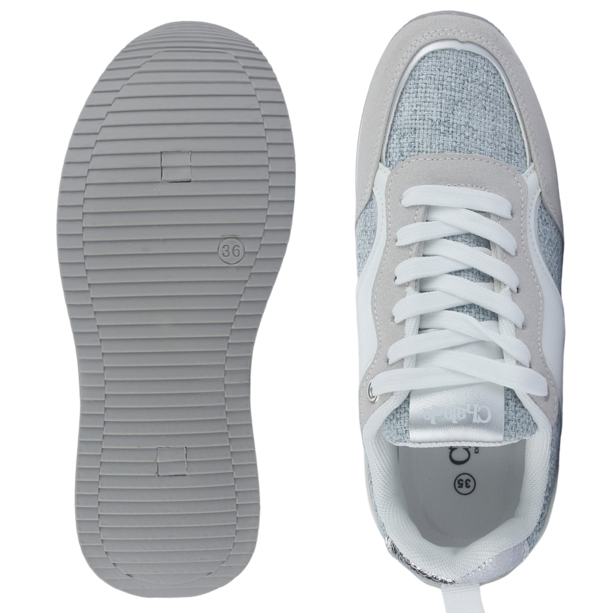 Zapatilla Mujer Chalada Jettixlow2 Blanco/Celeste Urbano