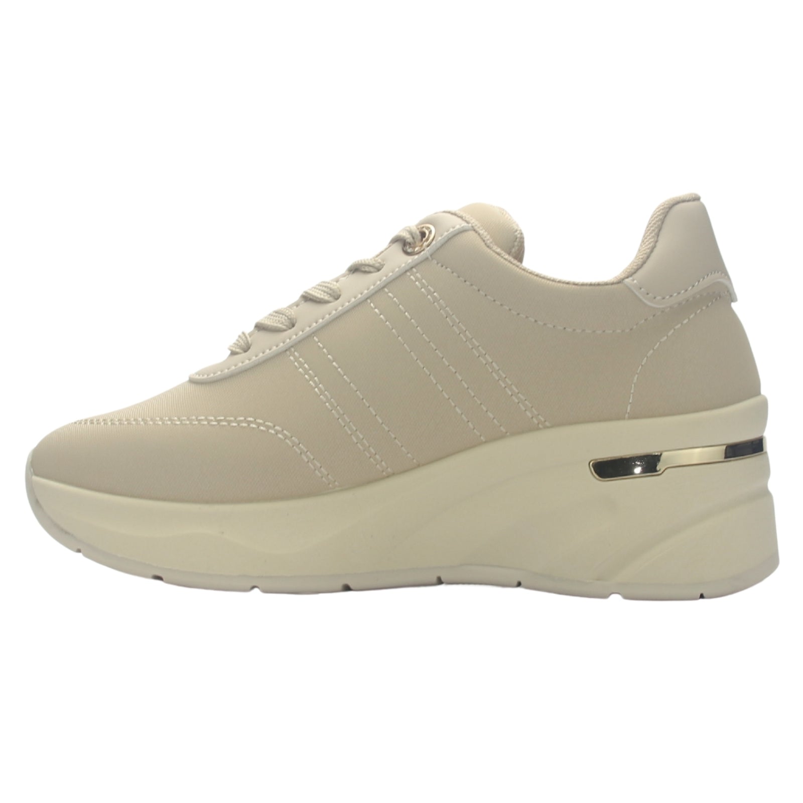 Zapatilla Mujer Chalada Juna-5 Beige Urbano