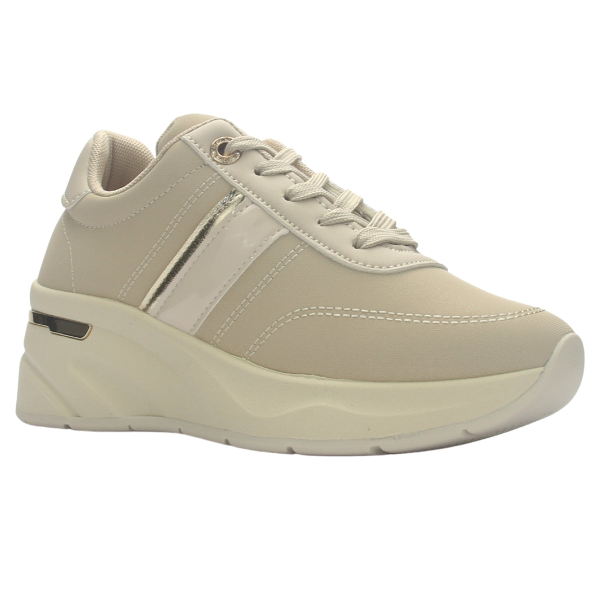 Zapatilla Mujer Chalada Juna-5 Beige Urbano