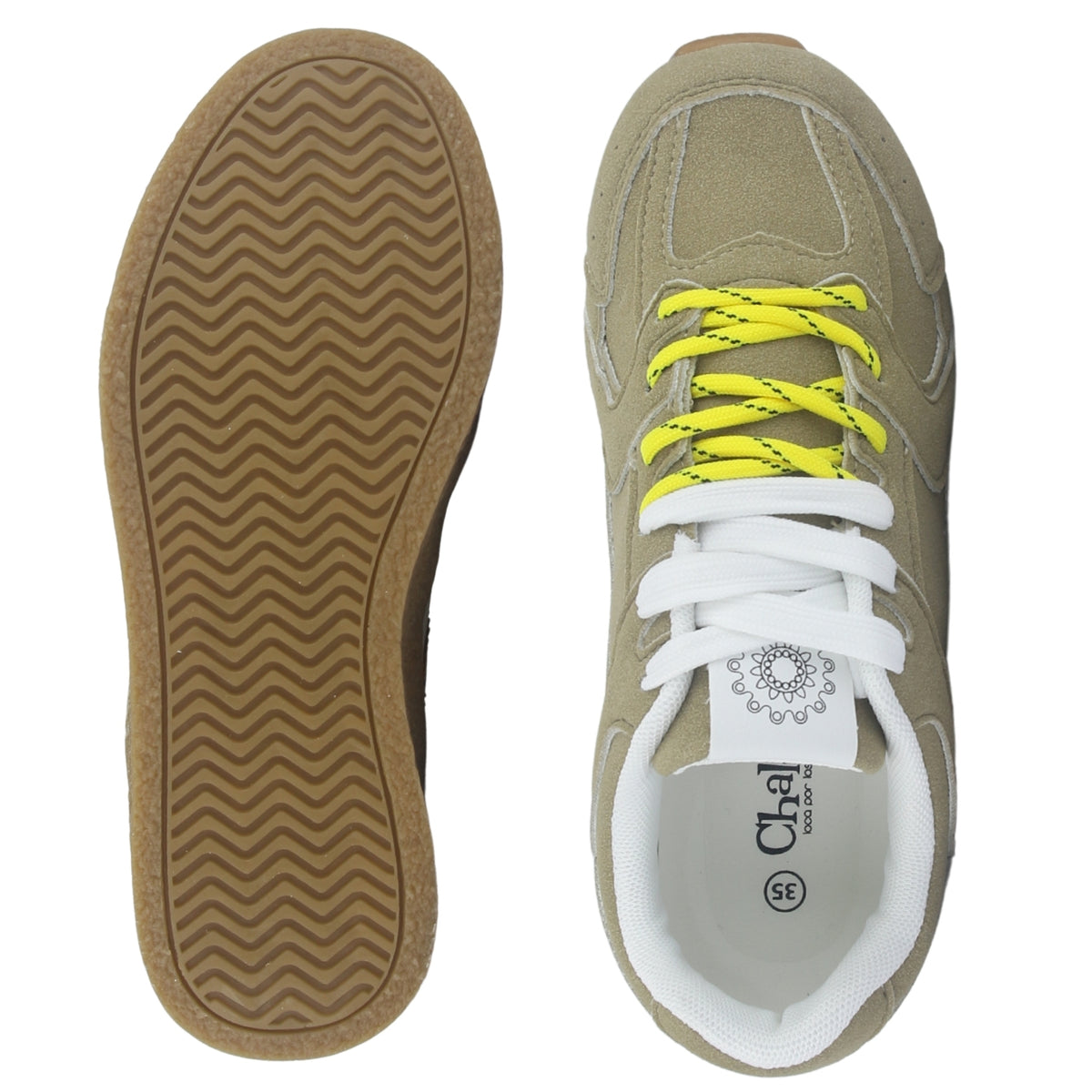 Zapatilla Mujer Chalada Nova-1 Beige Urbano