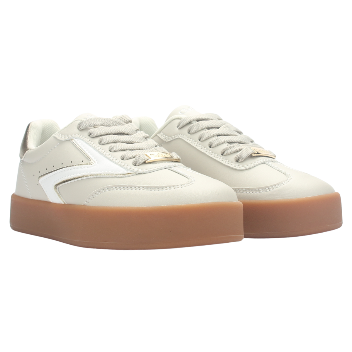 Zapatilla Mujer Chalada Alexia-7 Beige Urbano
