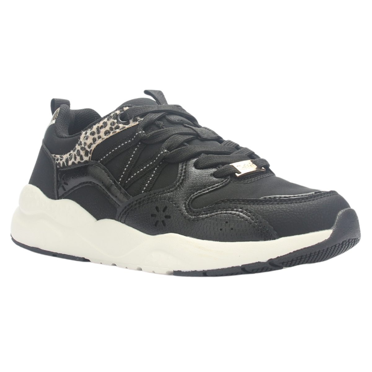 Zapatilla Mujer Chalada Glasgow-1 Negro Urbano