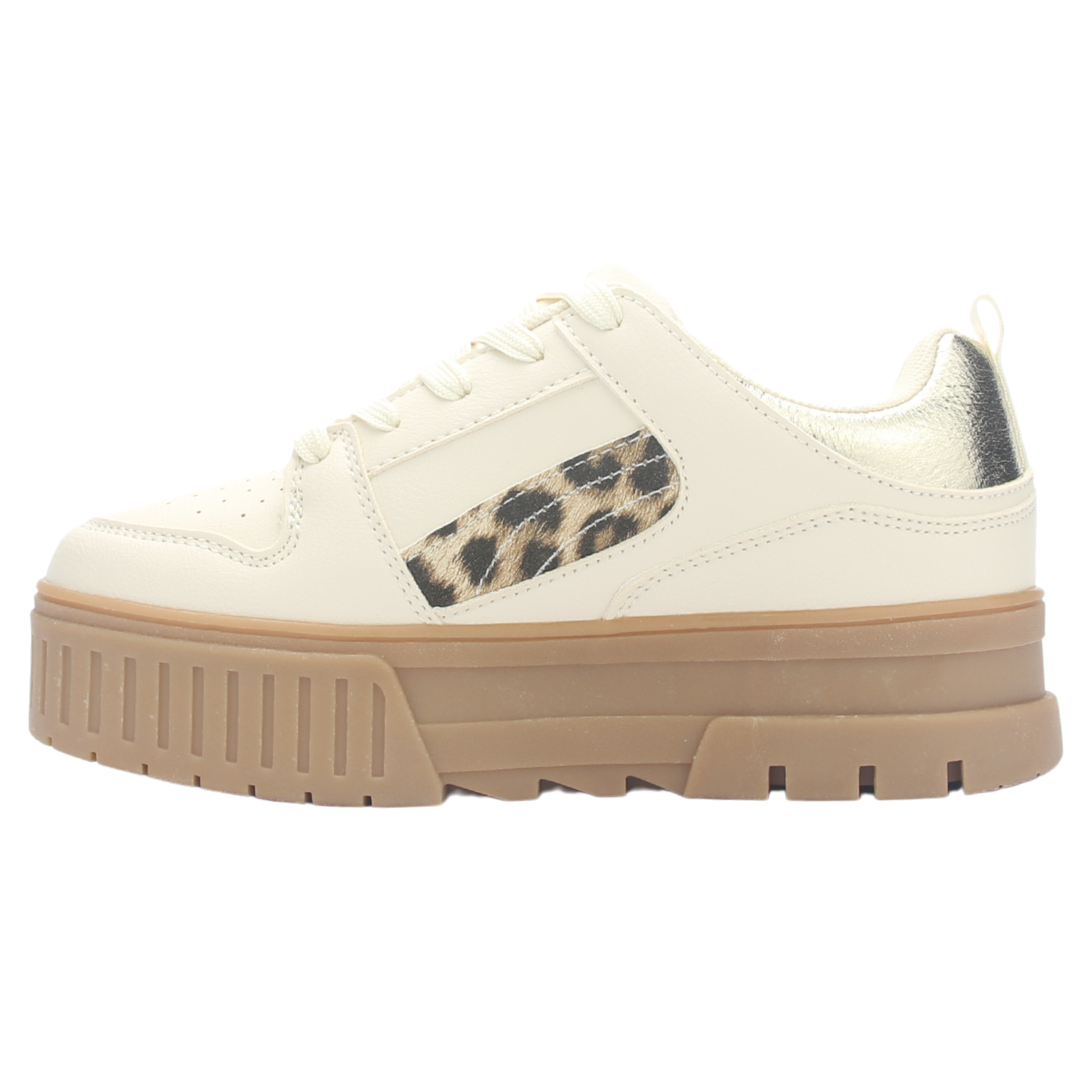 Zapatilla Mujer Chalada Troya-5 Beige Urbano