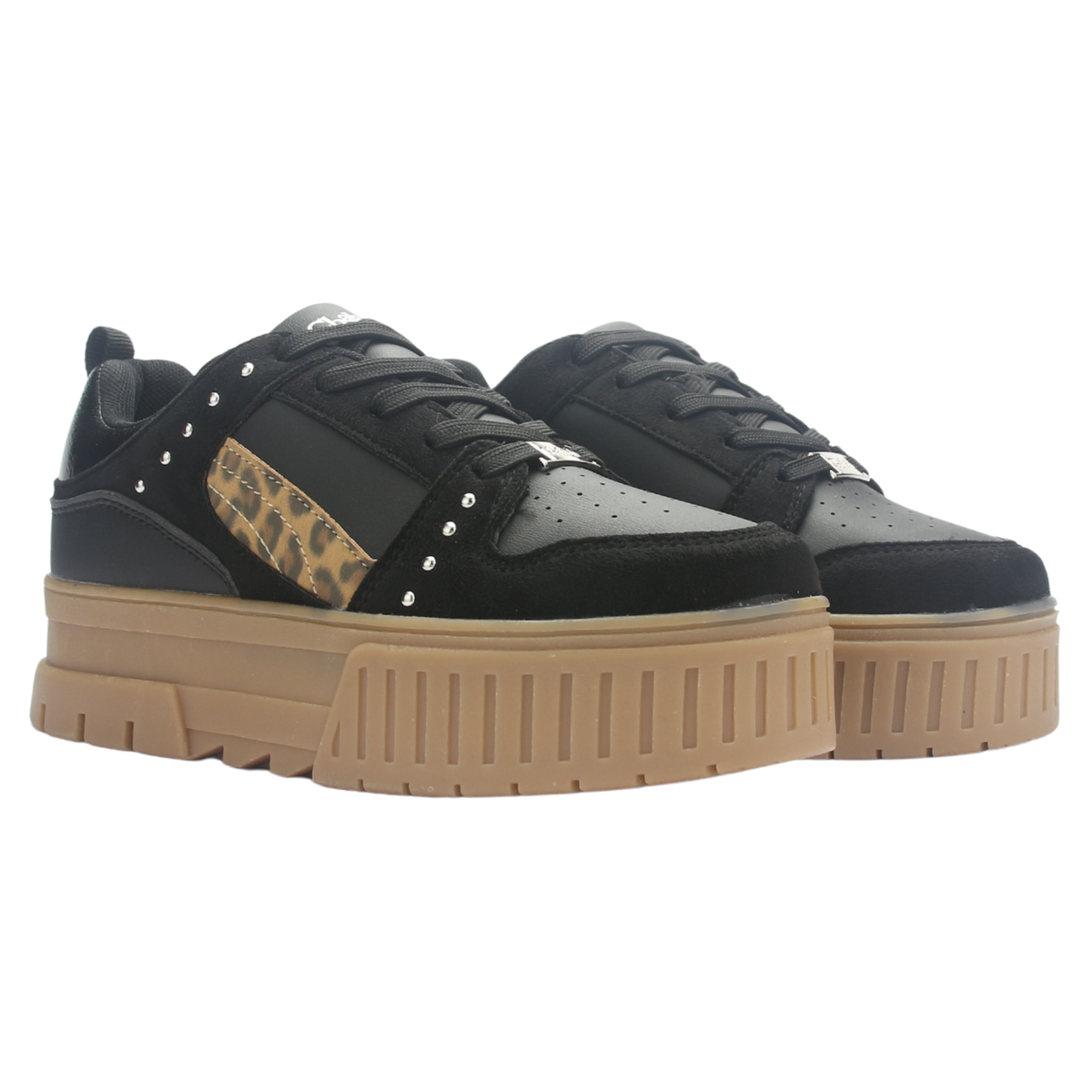 Zapatilla Mujer Chalada Troya-5 Negro Urbano