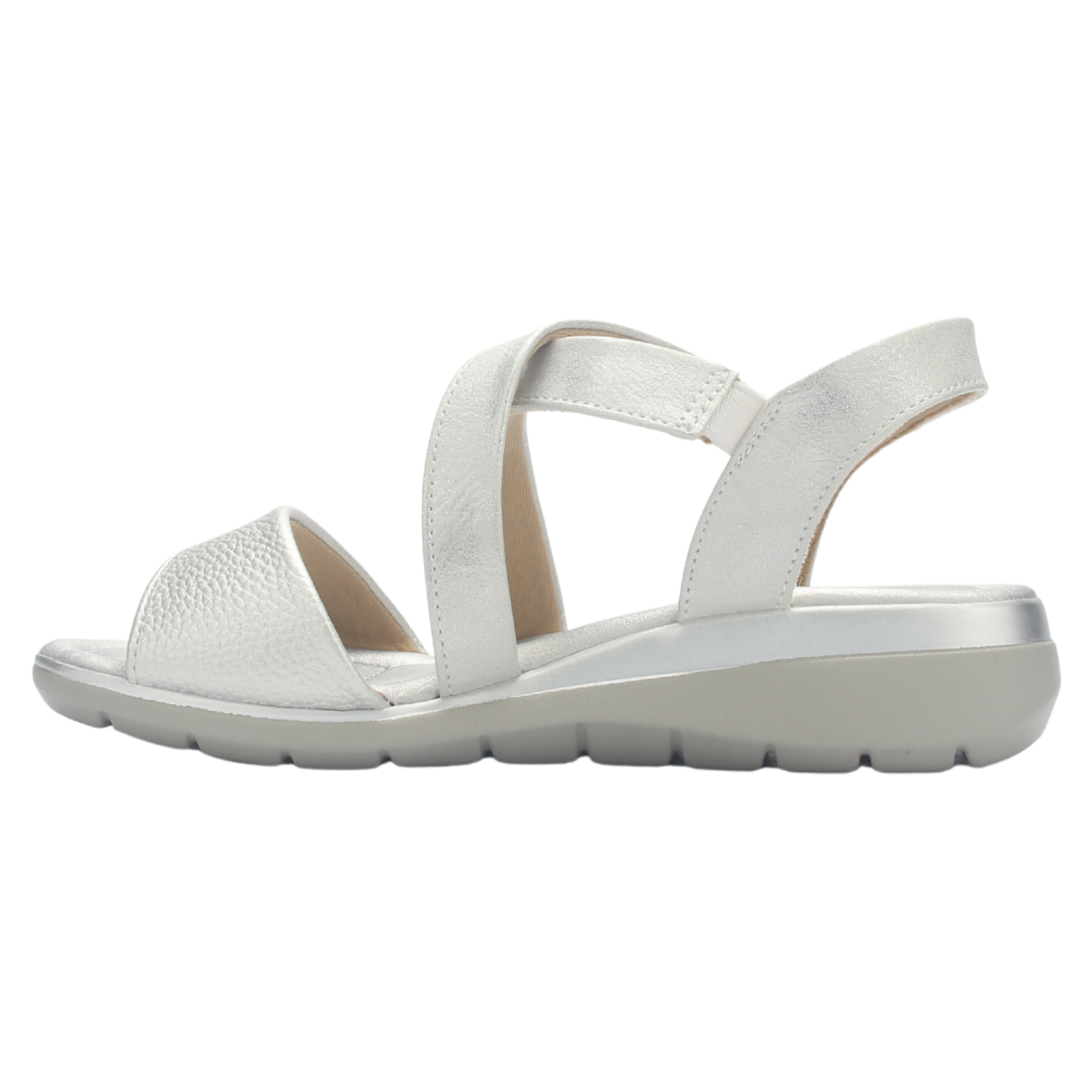 Sandalia Mujer Chalada Floro-6 Plateado Casual