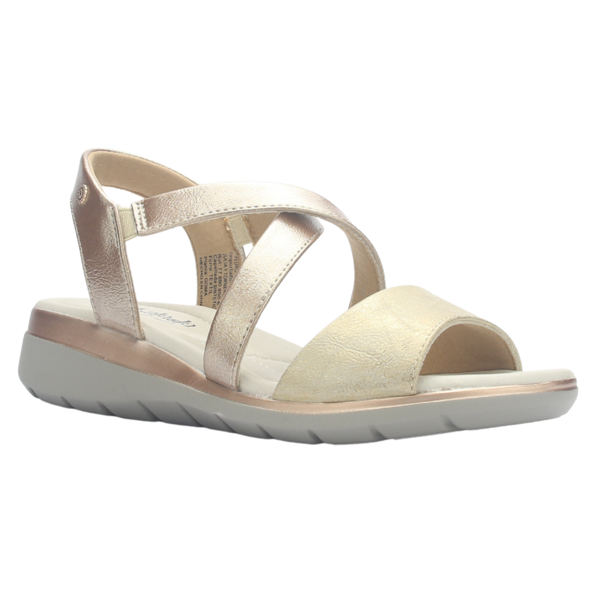 Sandalia Mujer Chalada Floro-6 Dorado Casual