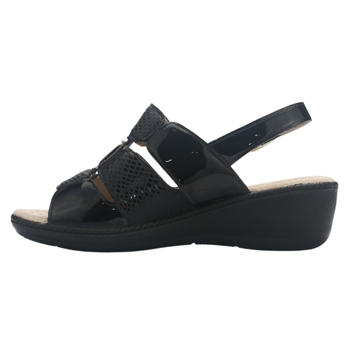 Sandalia Mujer Chalada Lupe-85 Negro Casual