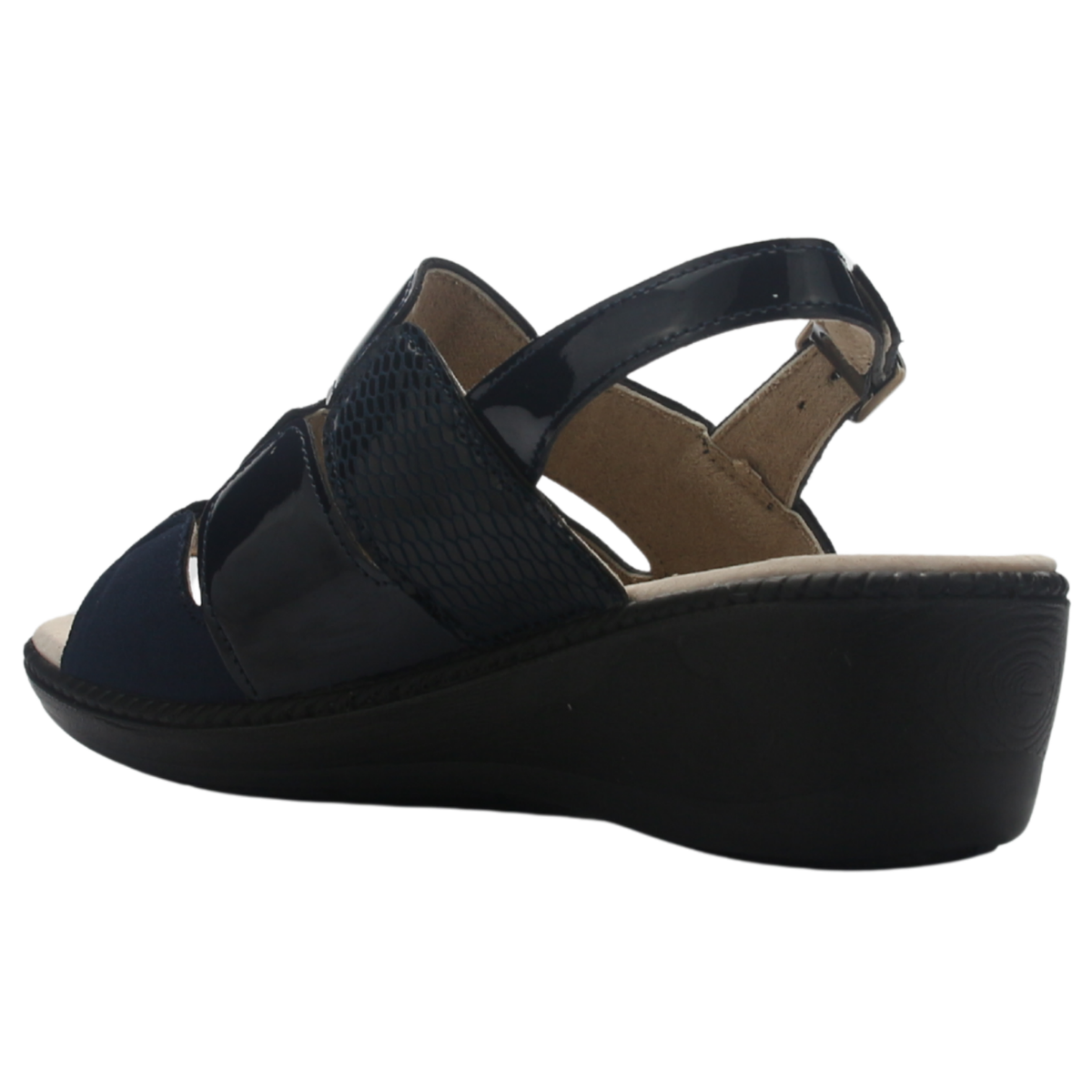 Sandalia de Mujer de color Azul Marino Casual Chalada Lupe-85