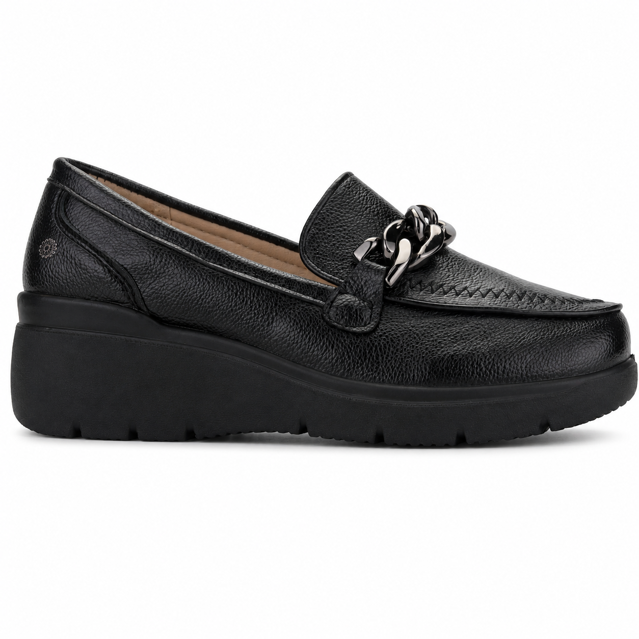 Mocasin Negro Mujer Casual Chalada Deza