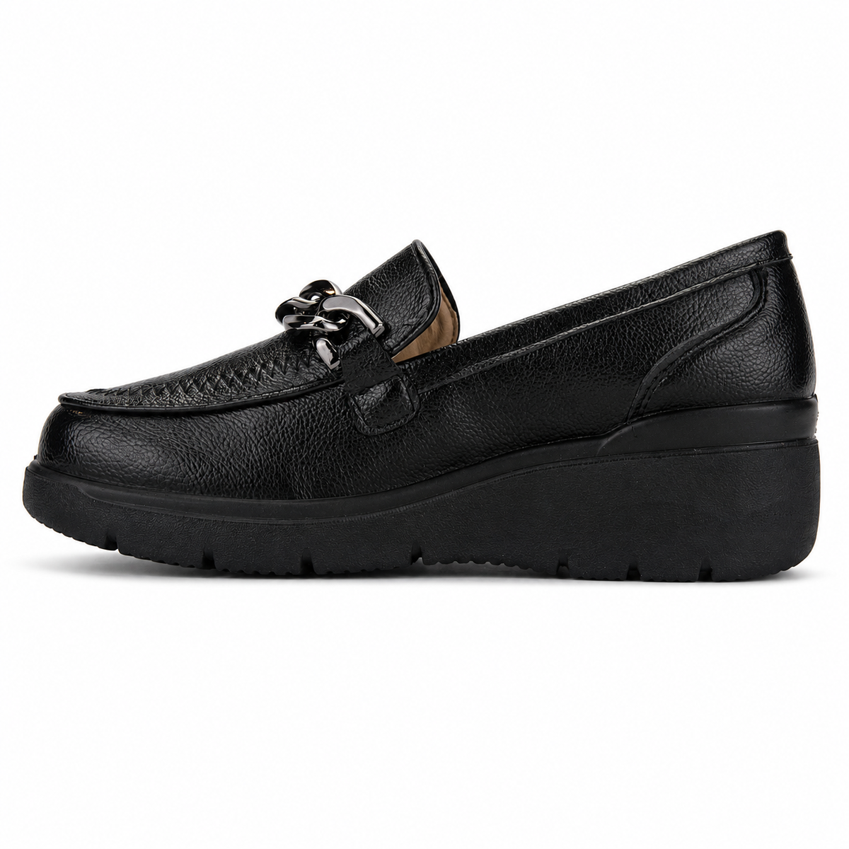 Mocasin Negro Mujer Casual Chalada Deza