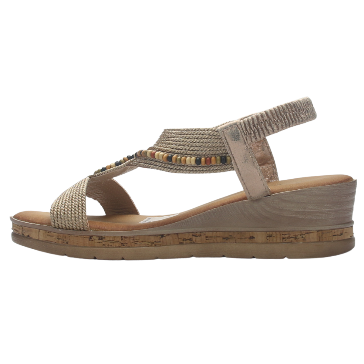 Sandalia de Mujer de color Beige Casual Chalada Molina-1