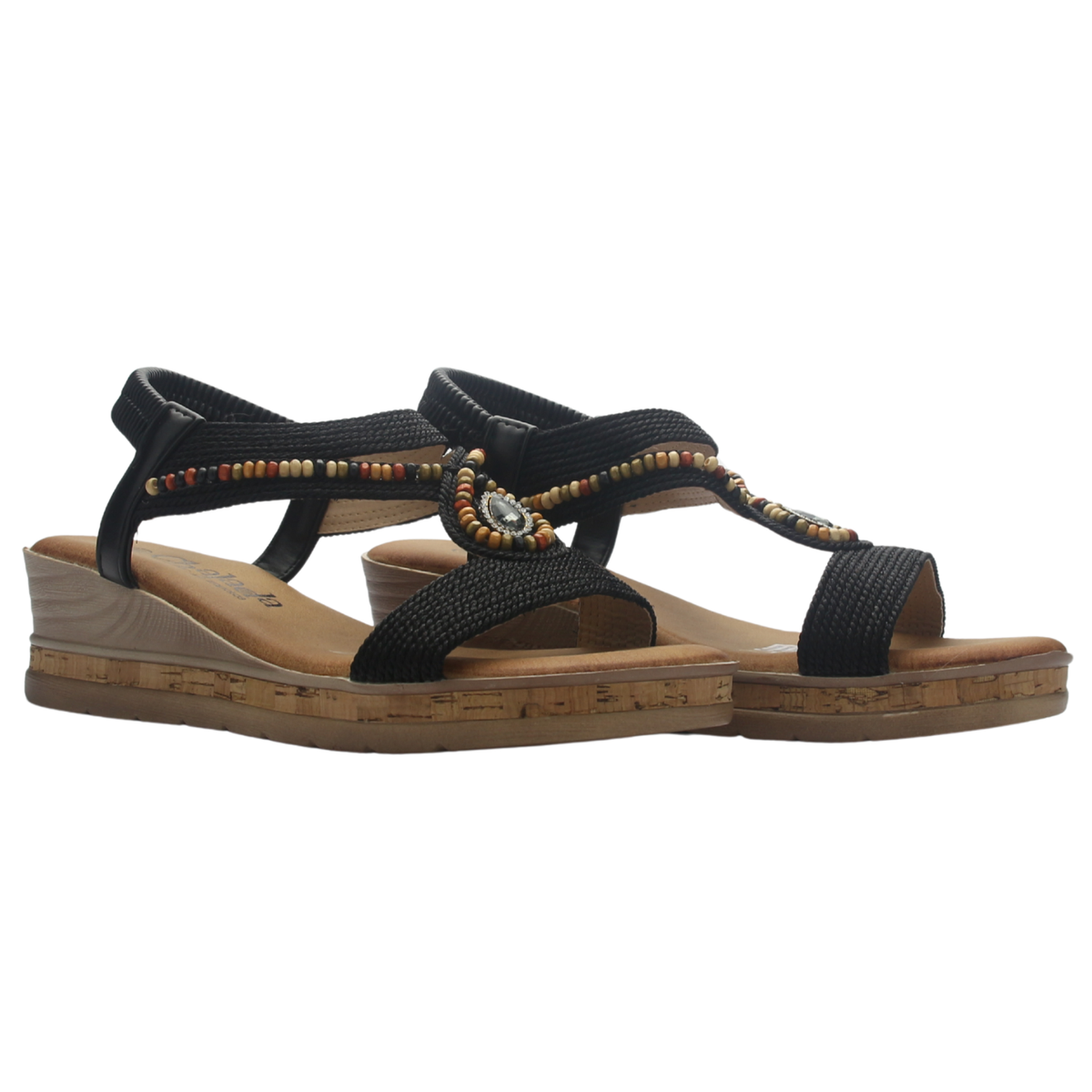 Sandalia de Mujer de color Negro Casual Chalada Molina-1