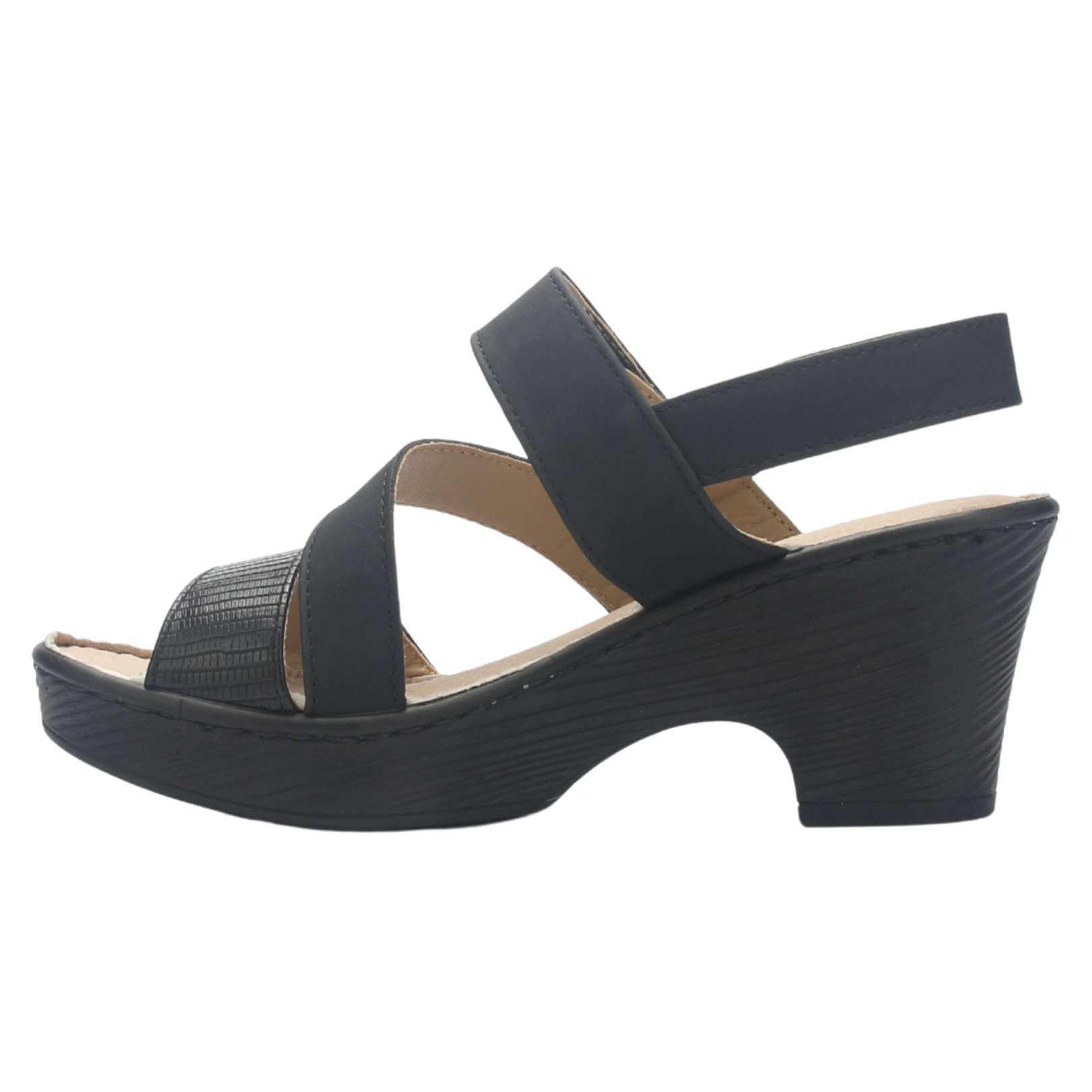 Sandalia Mujer Chalada Notina-1 Negro Casual