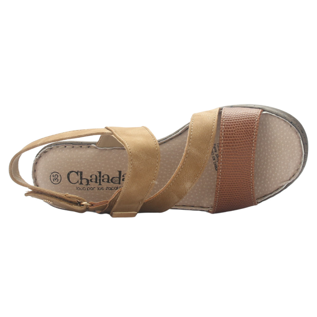 Sandalia Mujer Chalada Notina-1 Café Casual