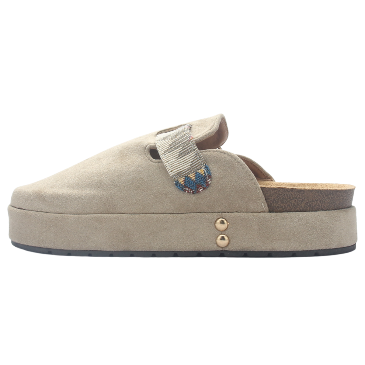 Zapato de mujer Taupe Casual Chalada Risco-3