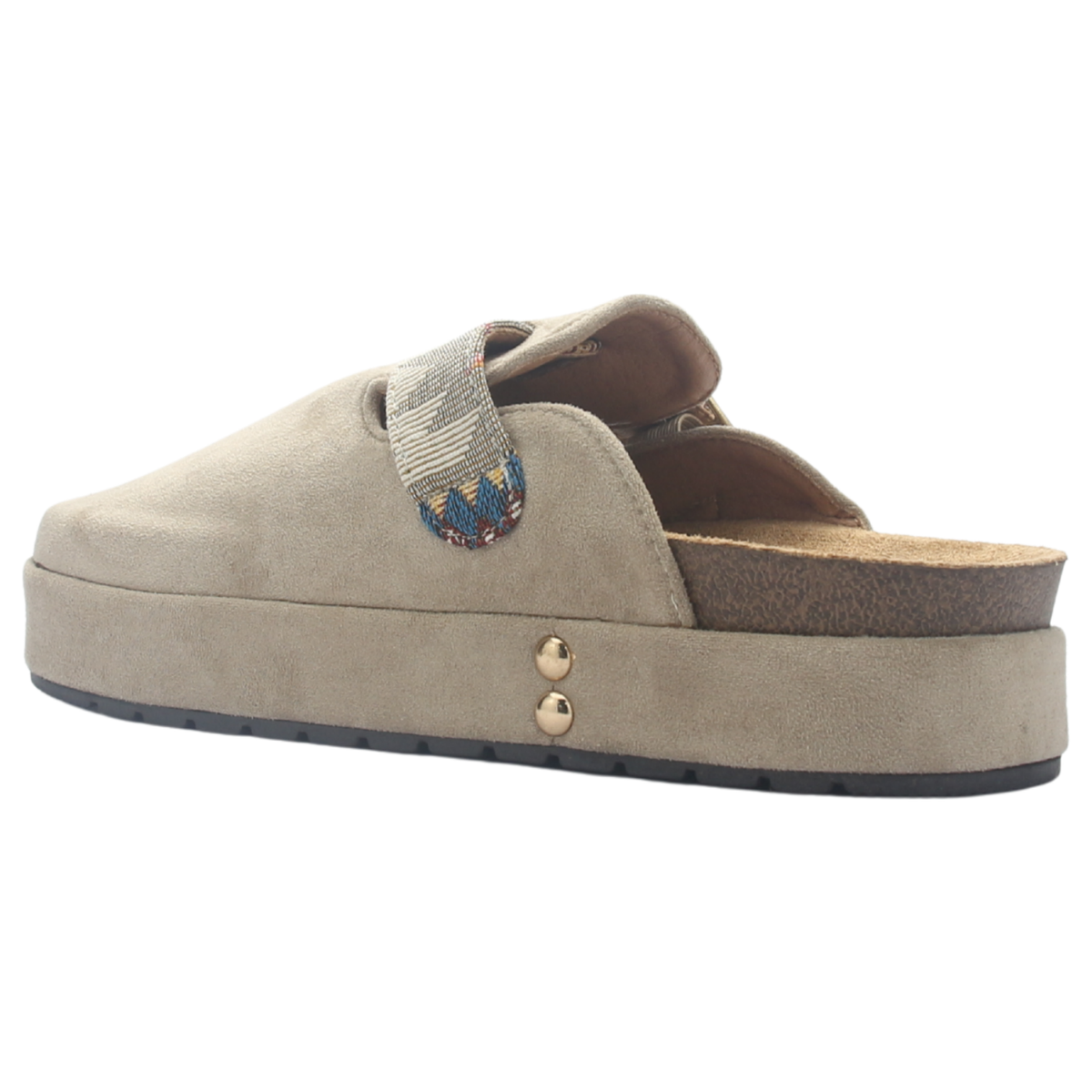 Zapato de mujer Taupe Casual Chalada Risco-3