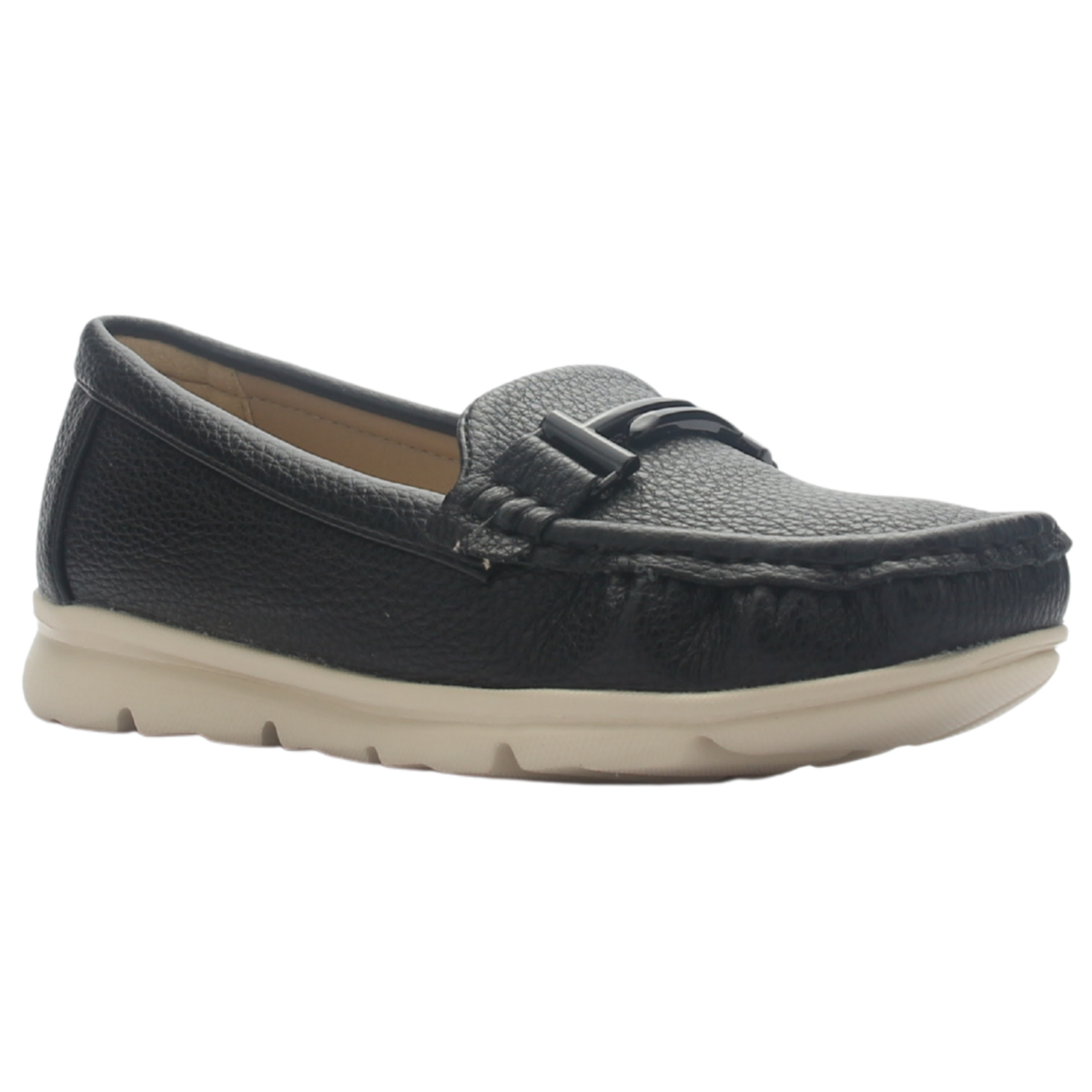 Mocasin de Mujer de color Negro Casual Chalada Leve-1