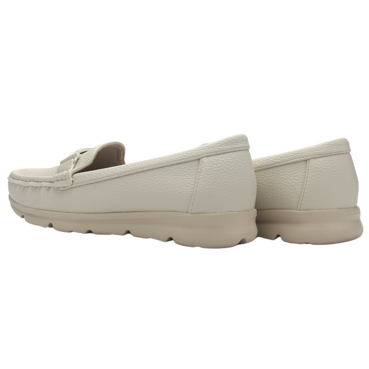 Mocasin de Mujer de color Nude Casual Chalada Leve-1