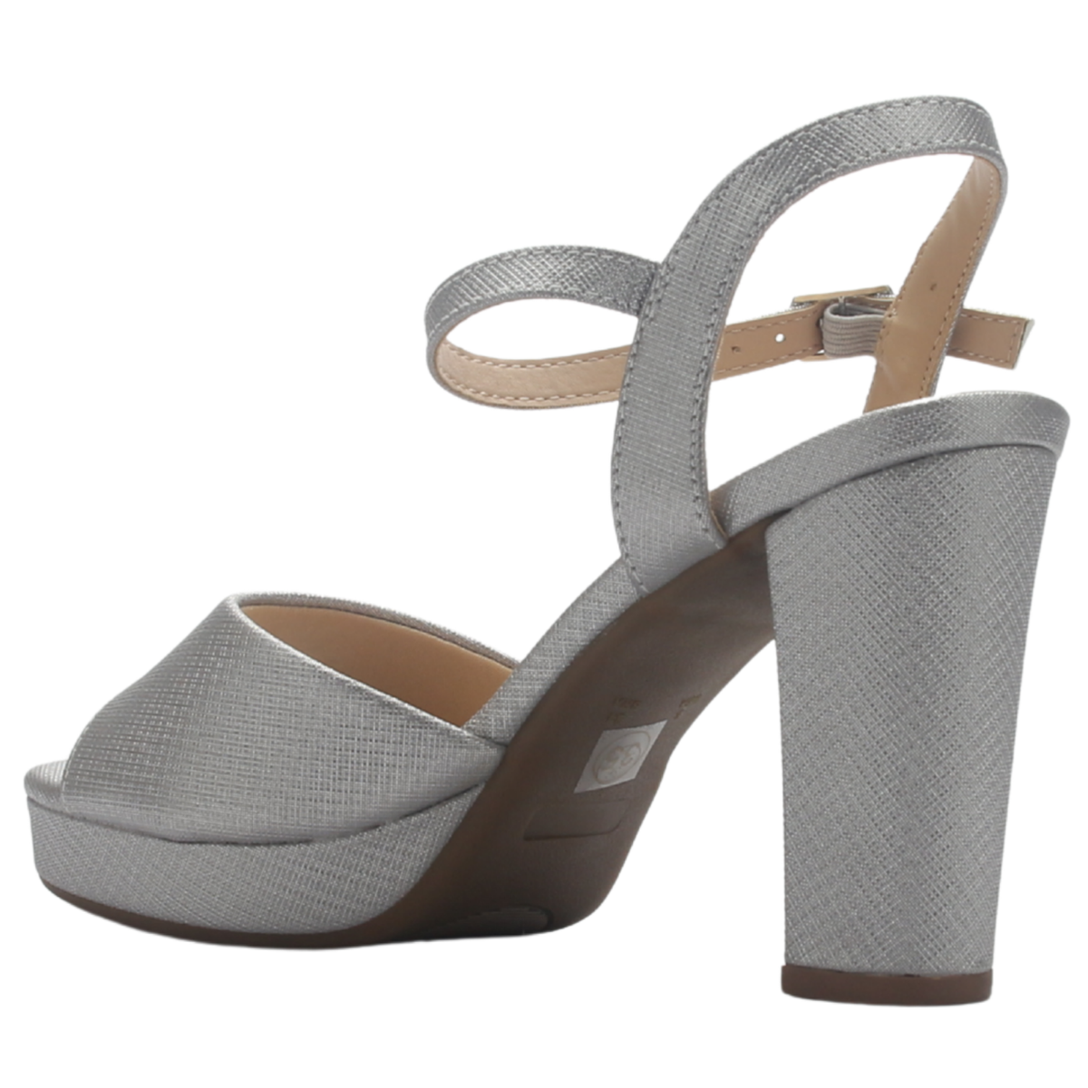 Sandalia de Mujer de color Plateado Casual Chalada Voce-1