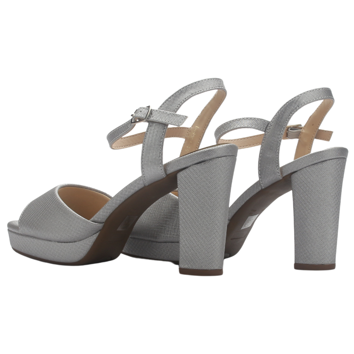 Sandalia de Mujer de color Plateado Casual Chalada Voce-1