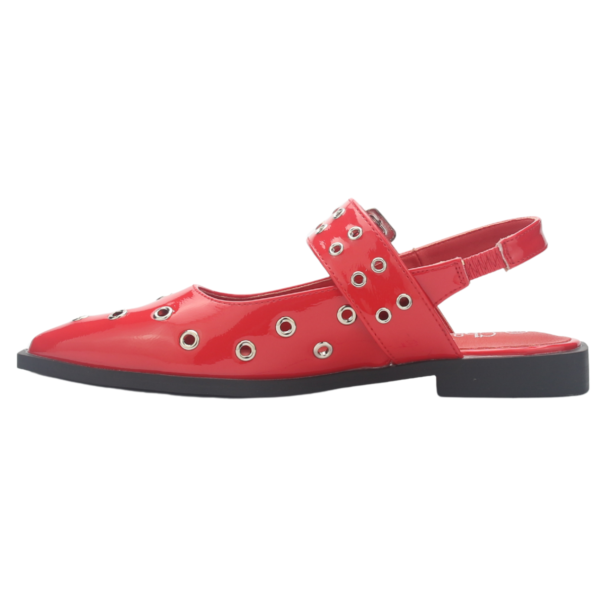 Ballerina Mujer Chalada Slik-20 Rojo Casual