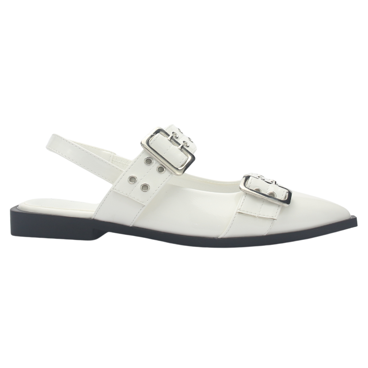 Ballerina Mujer Chalada Slik-21 Blanco Casual