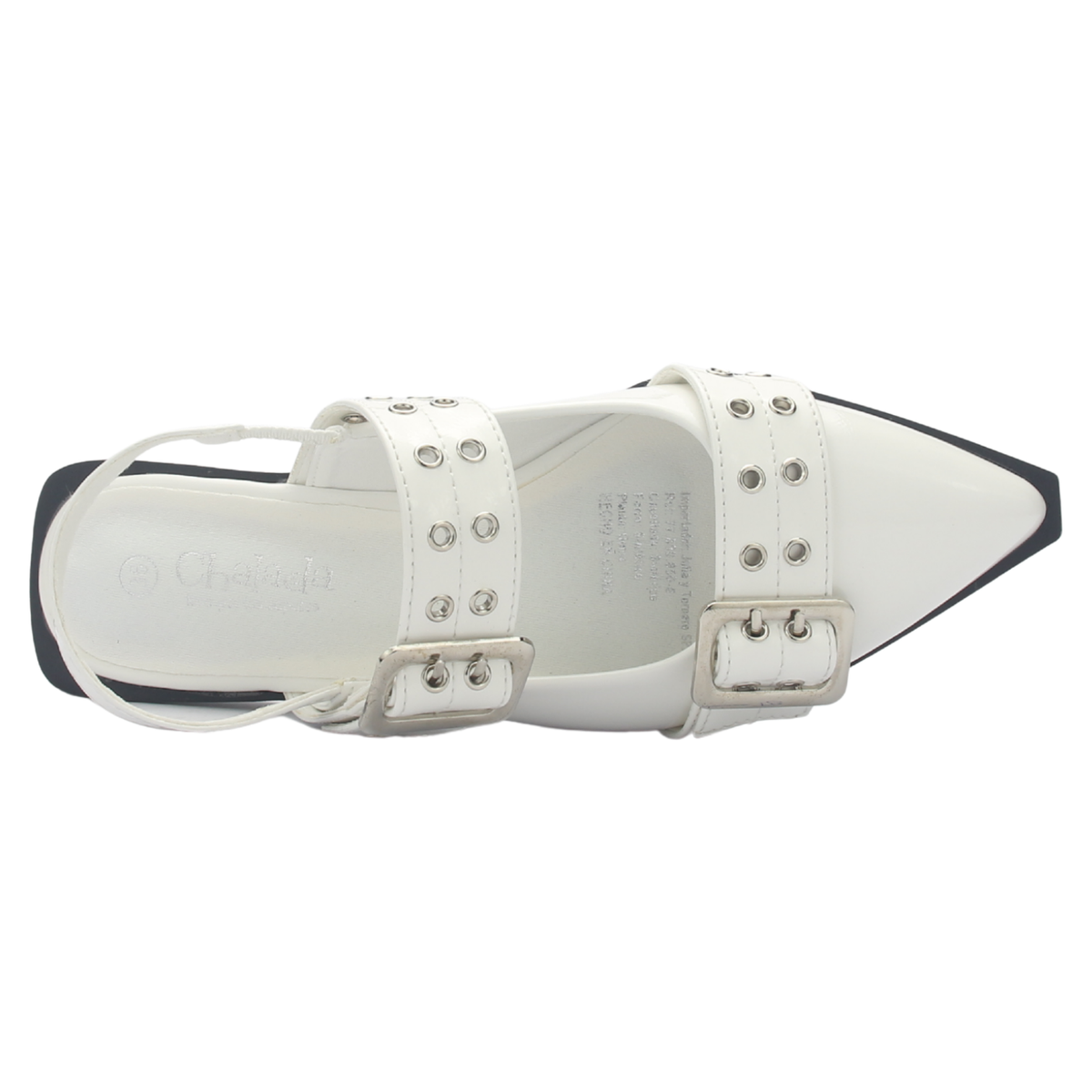 Ballerina Mujer Chalada Slik-21 Blanco Casual