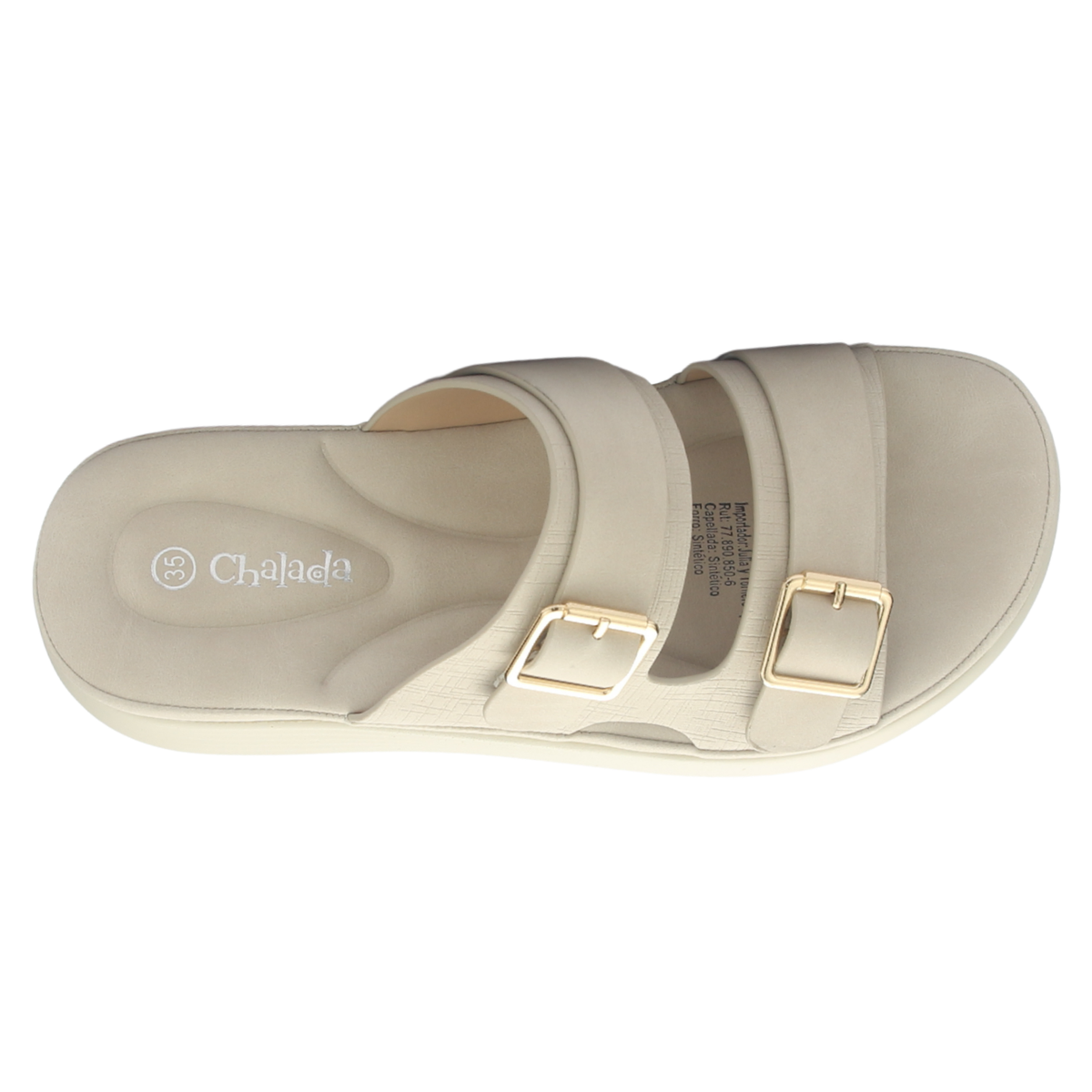 Sandalia Mujer Chalada Acaraye-1 Beige Casual