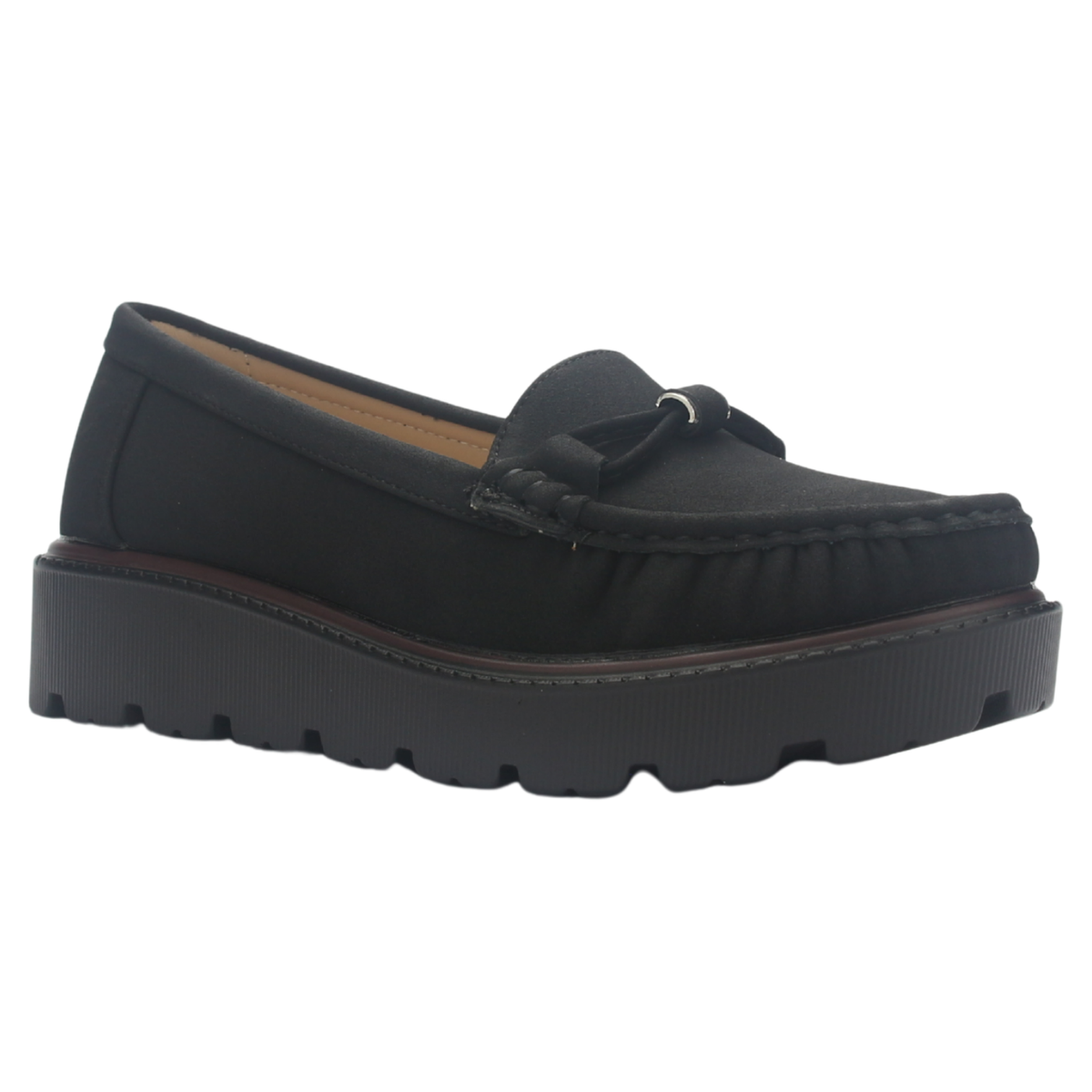 Mocasin Mujer Chalada Gran-22 Negro Casual