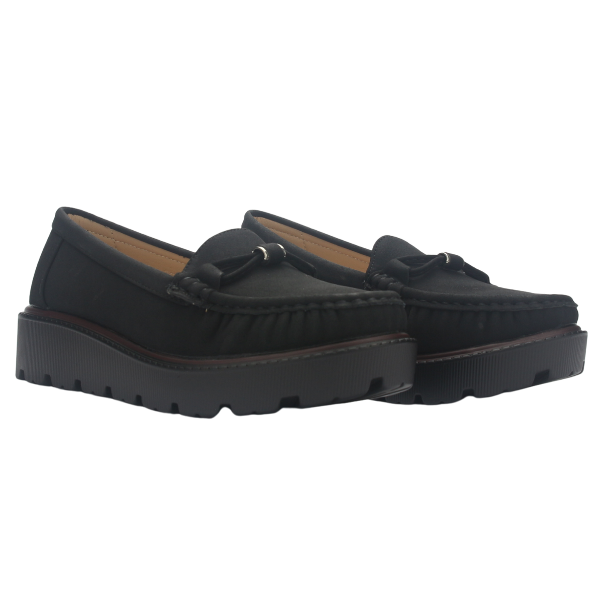 Mocasin Mujer Chalada Gran-22 Negro Casual