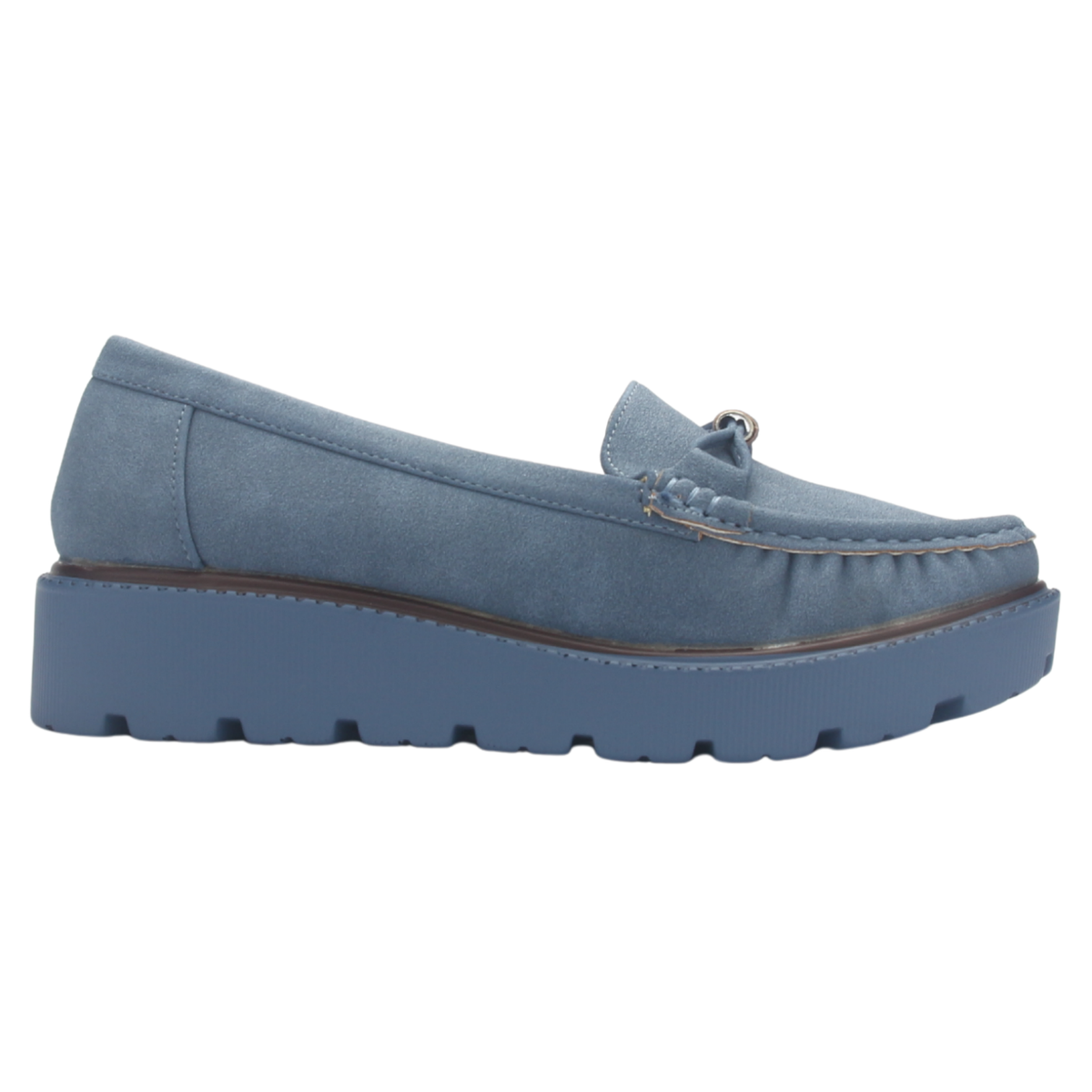 Mocasin Mujer Chalada Gran-22 Azul Casual