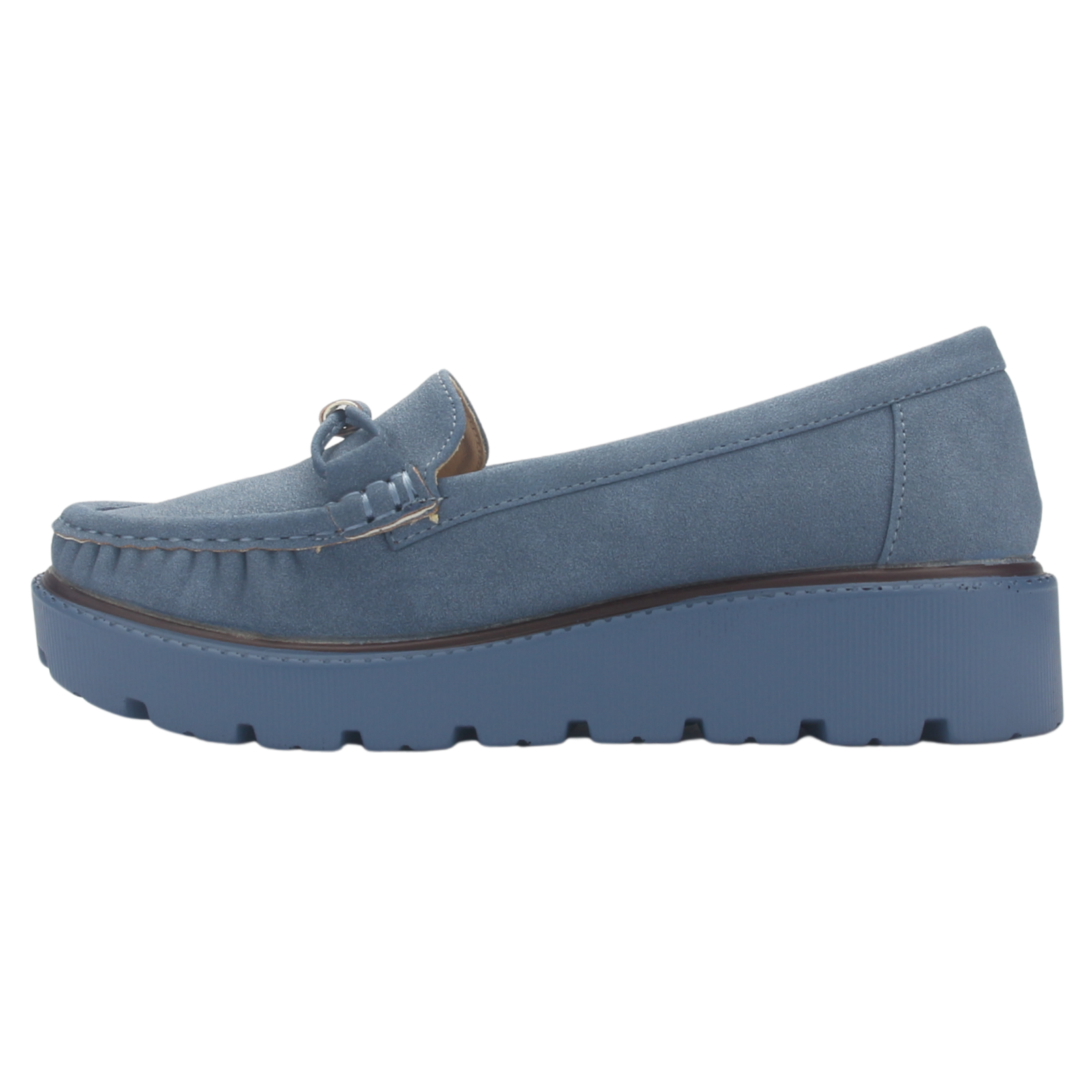 Mocasin Mujer Chalada Gran-22 Azul Casual