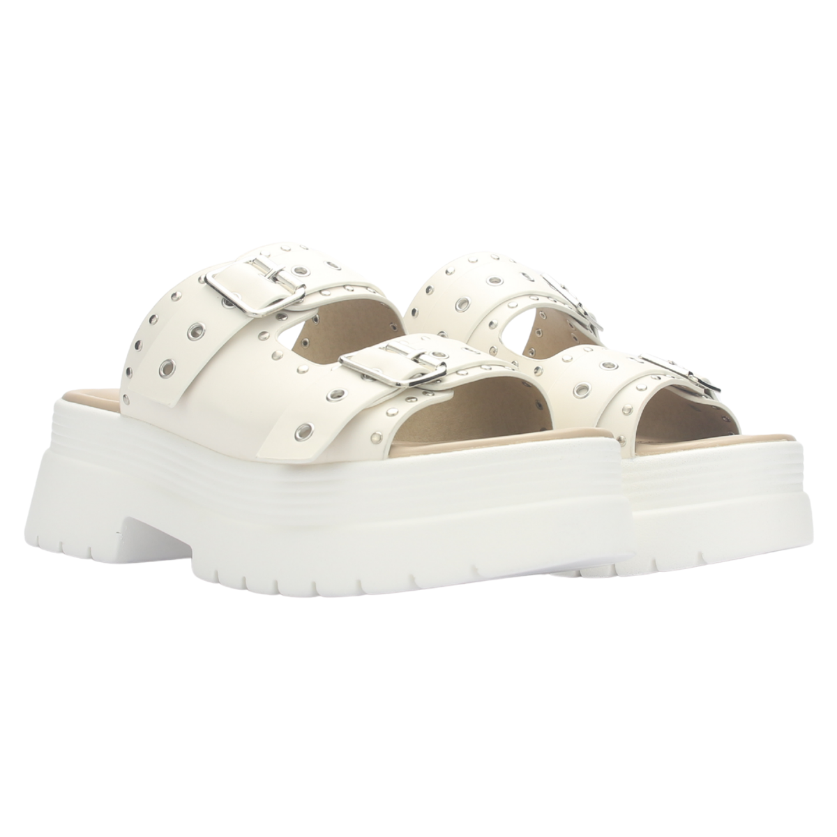 Sandalia Mujer Chalada Pop-1 Blanco Casual