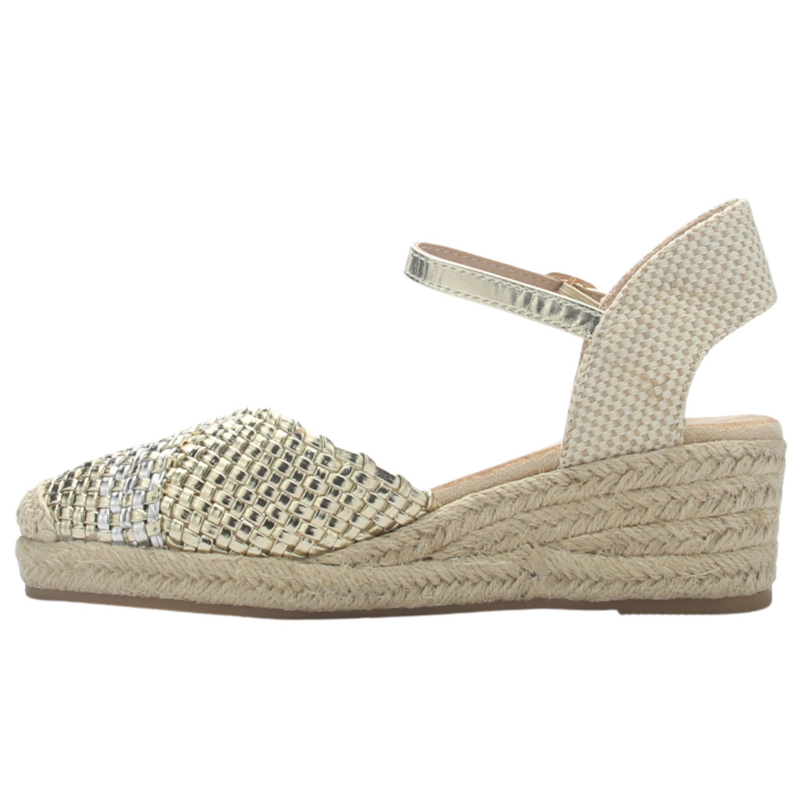 Alpargata de Mujer, Dorada Casual Chalada Parati-11