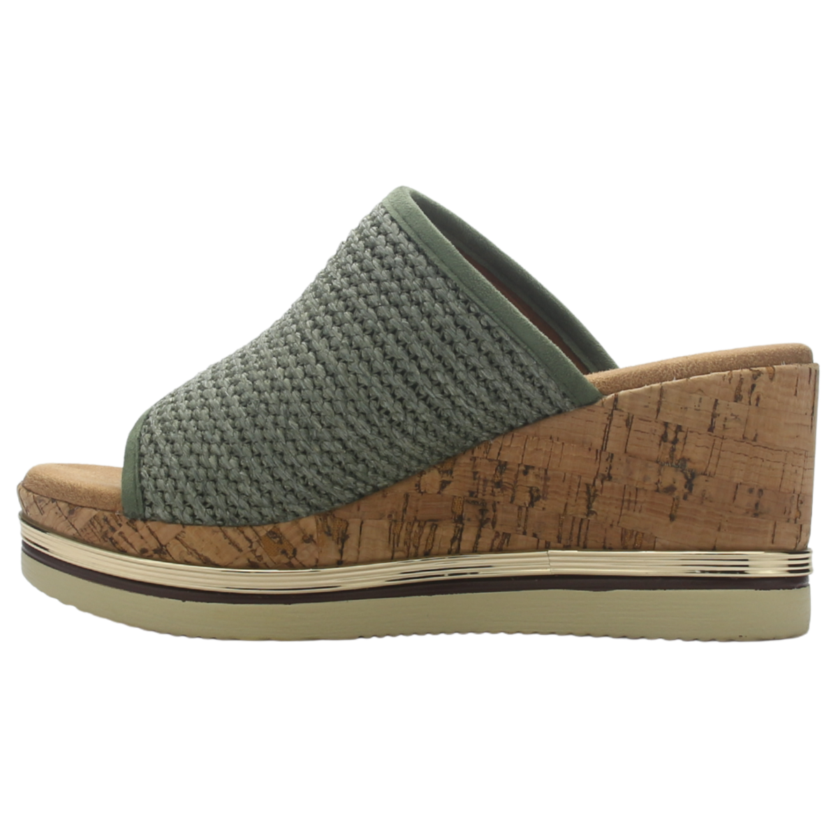Sandalia de Mujer de color Oliva Casual Chalada Teru-2
