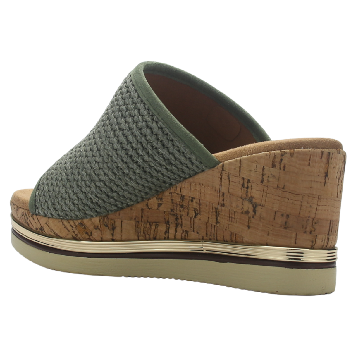 Sandalia de Mujer de color Oliva Casual Chalada Teru-2