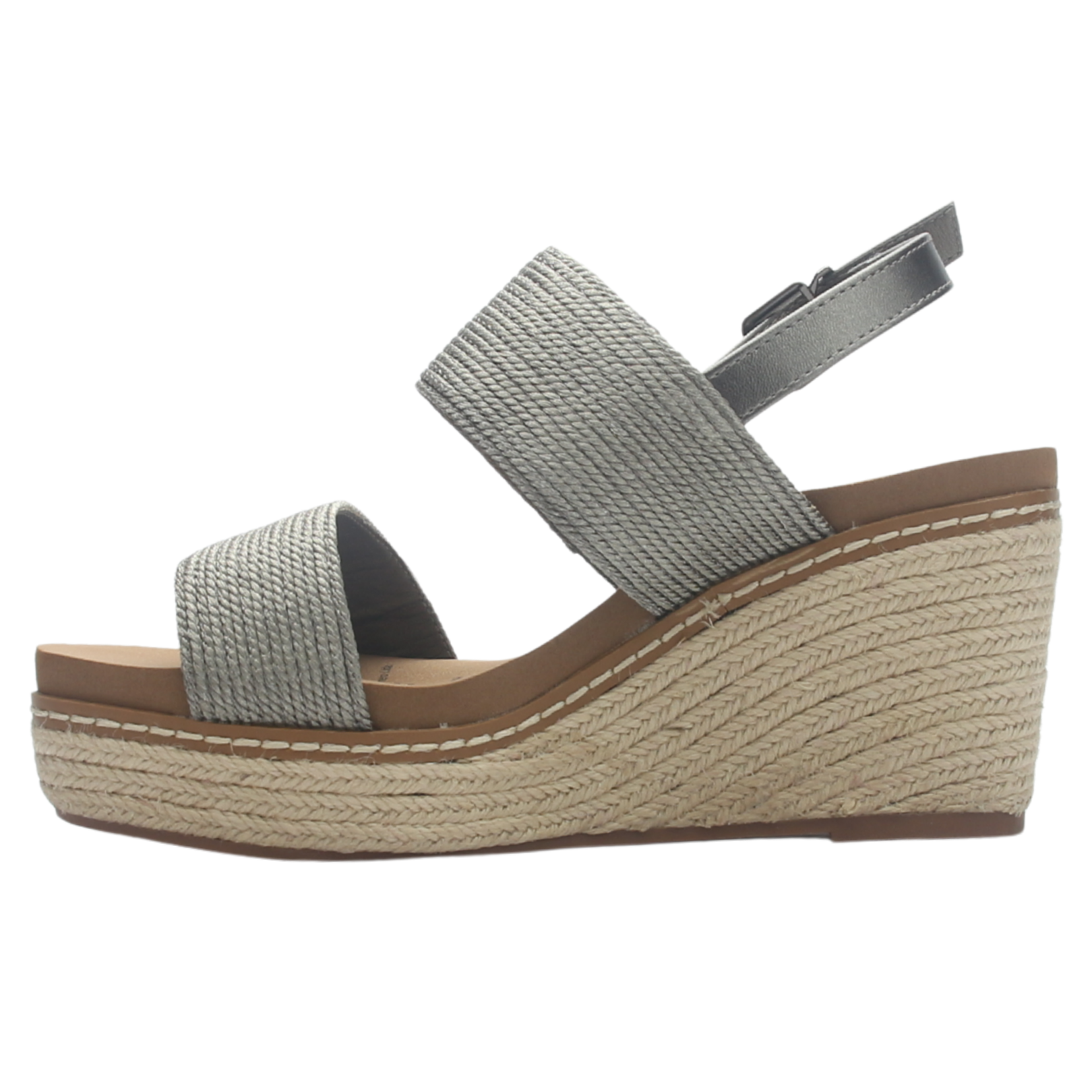 Sandalia de mujer Plateada Casual Chalada Polefom-1