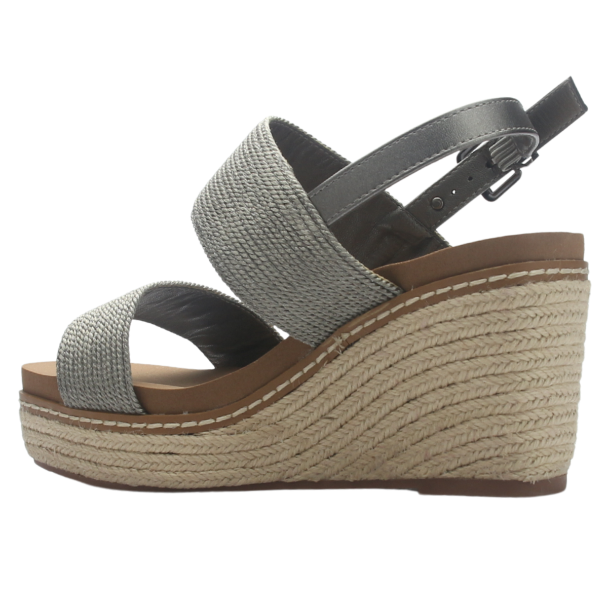 Sandalia de mujer Plateada Casual Chalada Polefom-1